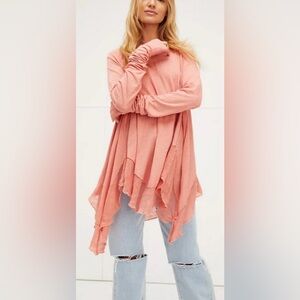 💕NWT💕 Free People, Starlight T-Shirt, Pinched Cheeks, Size XS